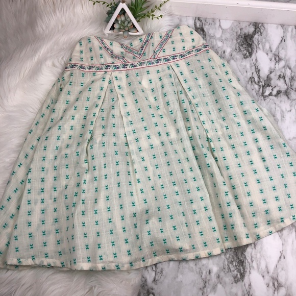 French Connection Embroidered Boho Full Skirt - Picture 4 of 6